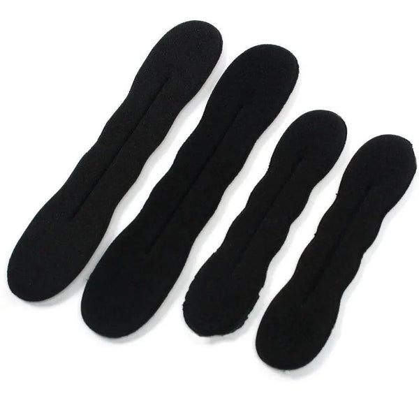 New Style  Black Hair Styling Bun Curler Classic Magic Hair Bun Maker Foam Sponge Bun Twist Hair Shaper For Women