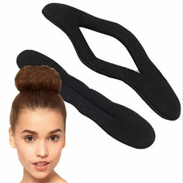 New Style  Black Hair Styling Bun Curler Classic Magic Hair Bun Maker Foam Sponge Bun Twist Hair Shaper For Women