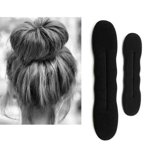 New Style  Black Hair Styling Bun Curler Classic Magic Hair Bun Maker Foam Sponge Bun Twist Hair Shaper For Women