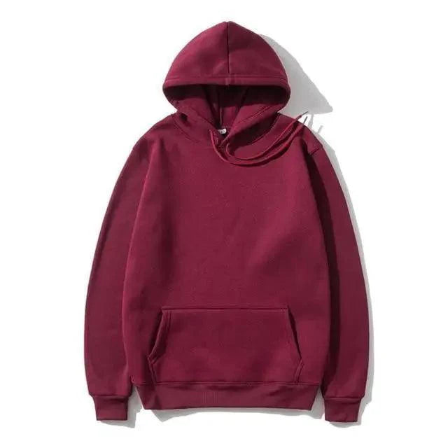 New Stylish Hoodies Sweatshirts Men Fashion Solid Color Red Black Gray Pink Autumn Winter Fleece Hip Hop Hoody Male Solid Color Winter Warm Sweaters For Women Knit Pullover Tops Solid Color Loose Fashion Long Sleeve Blouse