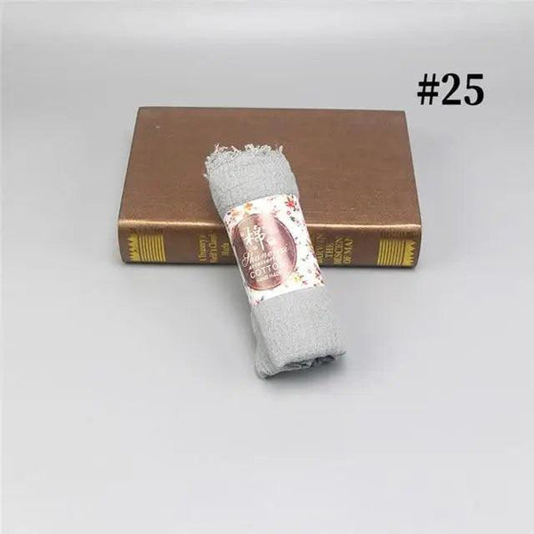 New Stylish Plain Scarf Women Muslim Crinkle Hijab Scarf Female Musulman Soft Cotton Headscarf Islamic Hijab Shawls And Wraps