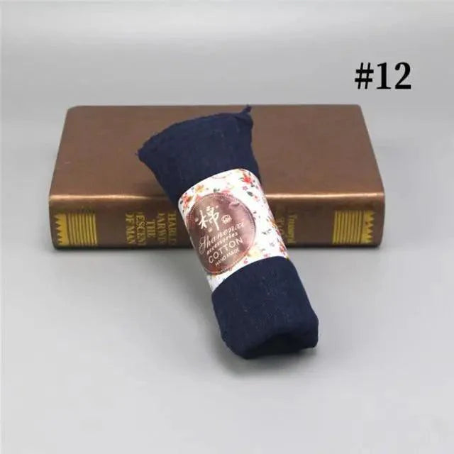 New Stylish Plain Scarf Women Muslim Crinkle Hijab Scarf Female Musulman Soft Cotton Headscarf Islamic Hijab Shawls And Wraps