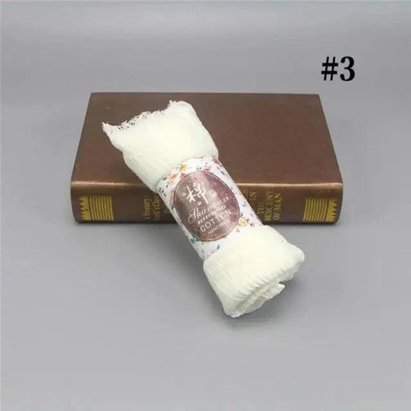 New Stylish Plain Scarf Women Muslim Crinkle Hijab Scarf Female Musulman Soft Cotton Headscarf Islamic Hijab Shawls And Wraps