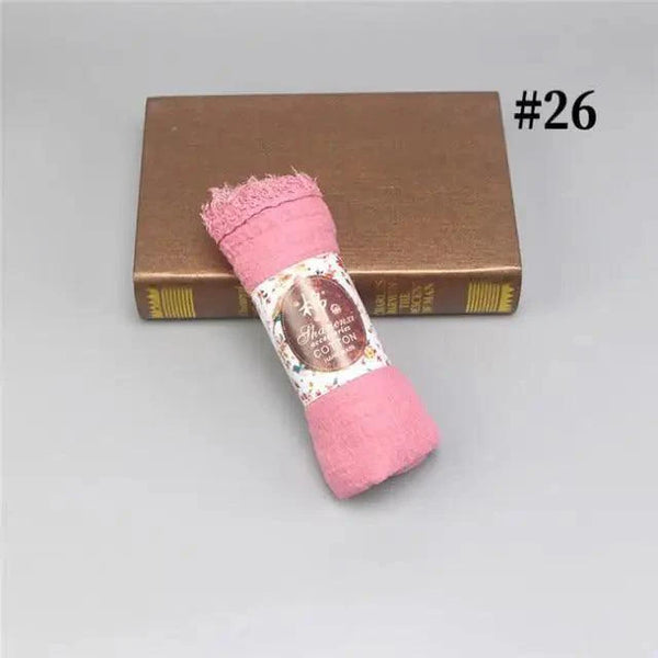 New Stylish Plain Scarf Women Muslim Crinkle Hijab Scarf Female Musulman Soft Cotton Headscarf Islamic Hijab Shawls And Wraps