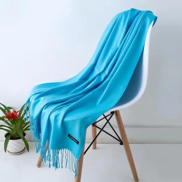 New Stylish Winter Scarf For Ladies Shawls And Wraps Neck Scarves Women Female Stoles Casual Wear Pashmina Scarf and Shawl Soft Women Pashminas
