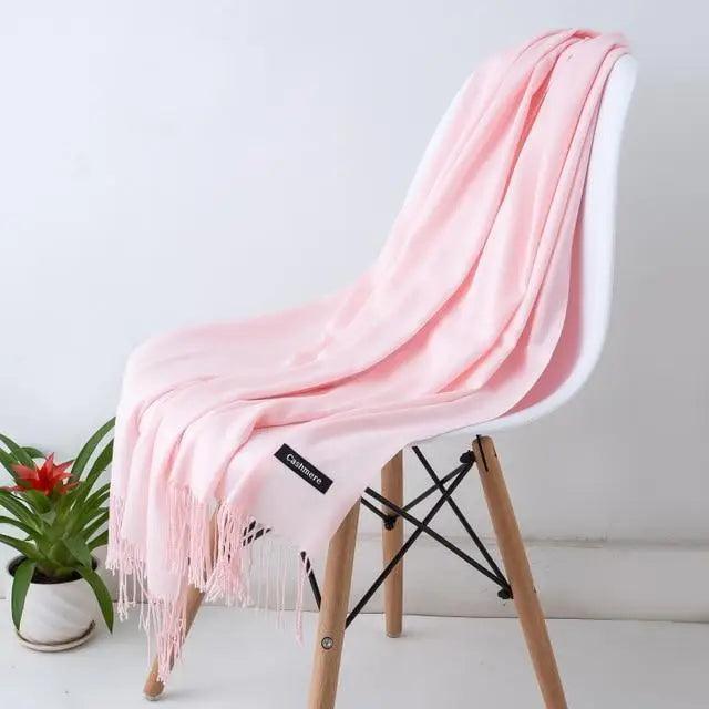 New Stylish Winter Scarf For Ladies Shawls And Wraps Neck Scarves Women Female Stoles Casual Wear Pashmina Scarf and Shawl Soft Women Pashminas