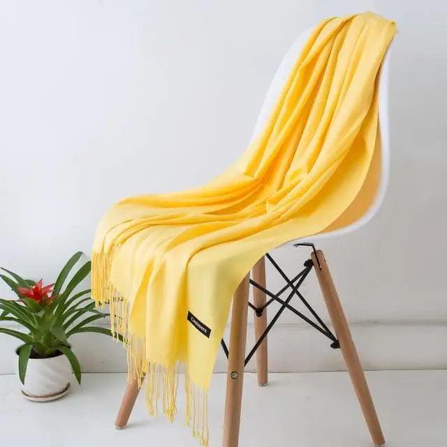 New Stylish Winter Scarf For Ladies Shawls And Wraps Neck Scarves Women Female Stoles Casual Wear Pashmina Scarf and Shawl Soft Women Pashminas
