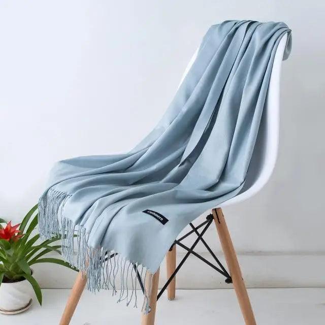 New Stylish Winter Scarf For Ladies Shawls And Wraps Neck Scarves Women Female Stoles Casual Wear Pashmina Scarf and Shawl Soft Women Pashminas