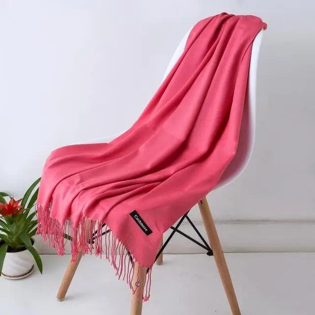 New Stylish Winter Scarf For Ladies Shawls And Wraps Neck Scarves Women Female Stoles Casual Wear Pashmina Scarf and Shawl Soft Women Pashminas