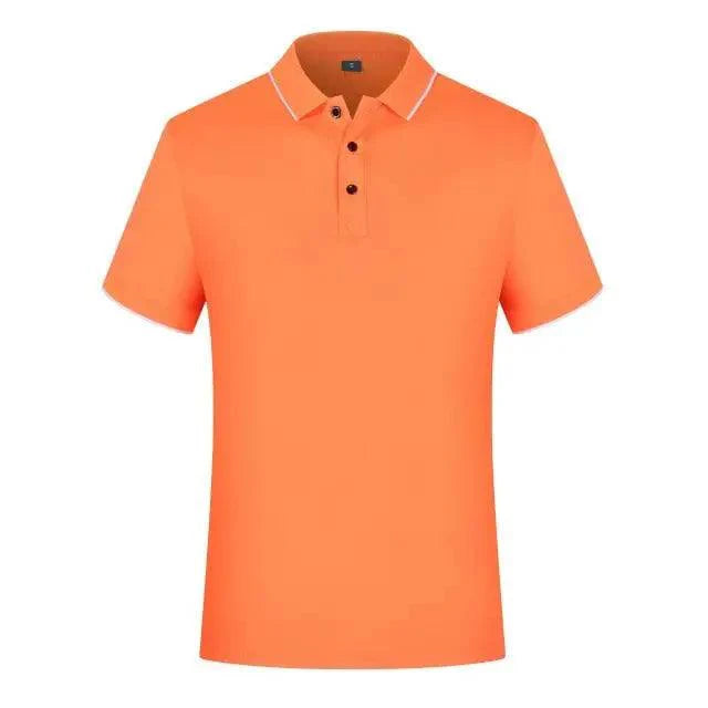 New Summer High-End Modern Custom Breathable Polo Shirt For Men And Women Cool Printing Casual Business Style Top Simple Solid Color Unique Polo Shirts for Men Women Unisex Summer Polo Shirts