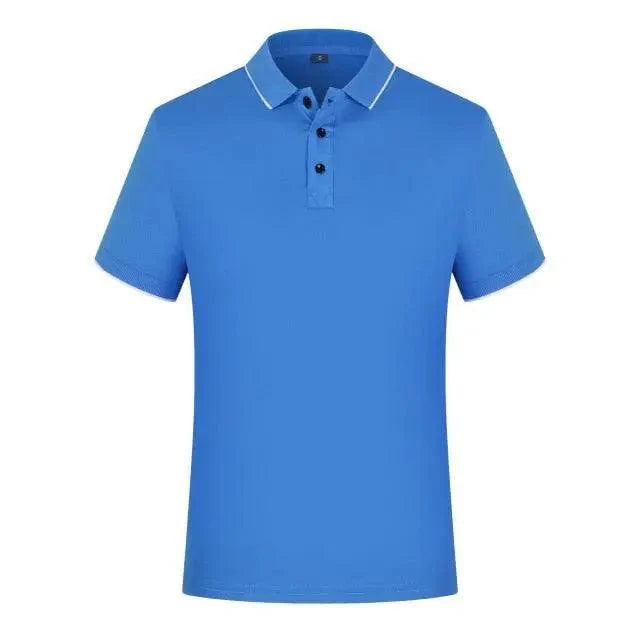 New Summer High-End Modern Custom Breathable Polo Shirt For Men And Women Cool Printing Casual Business Style Top Simple Solid Color Unique Polo Shirts for Men Women Unisex Summer Polo Shirts