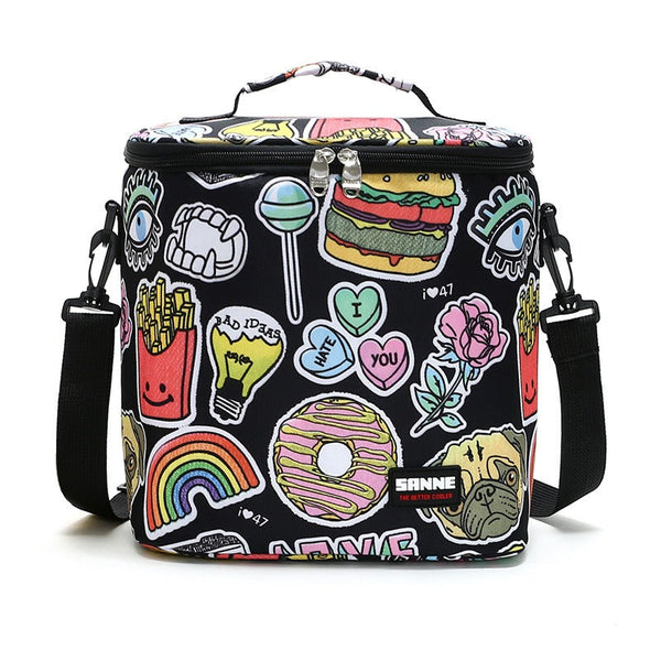 New thermal insulation bag outdoor large capacity picnic ice bag Oxford cloth portable lunch bag PVC