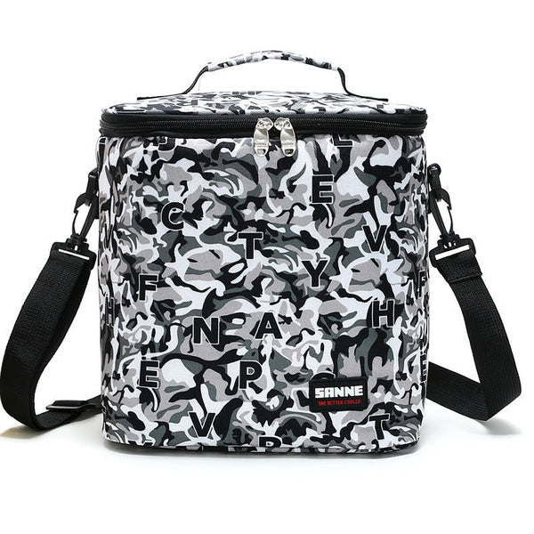 New thermal insulation bag outdoor large capacity picnic ice bag Oxford cloth portable lunch bag PVC