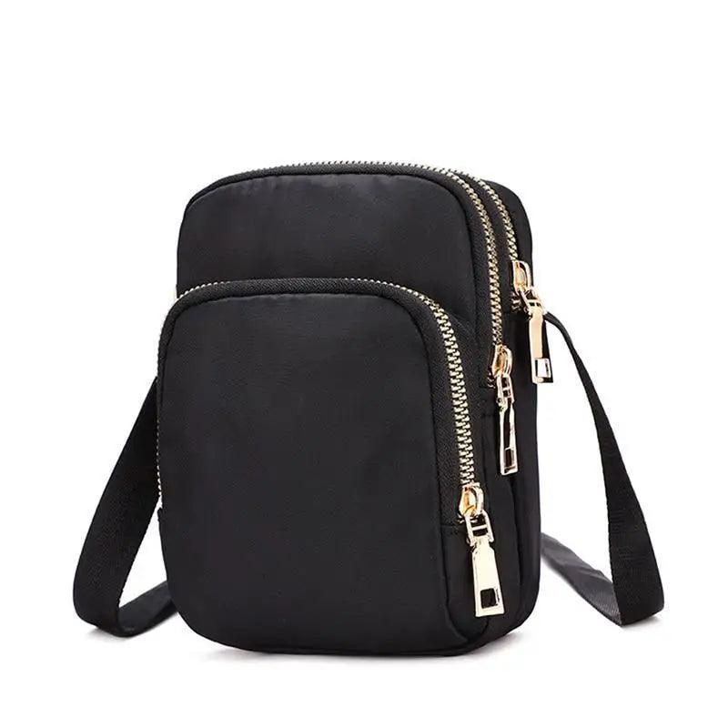 New Trendy Crossbody Zipper  Shoulder Bag For Ladies And Girls Multifunction Handbag Wrist Purse For Females