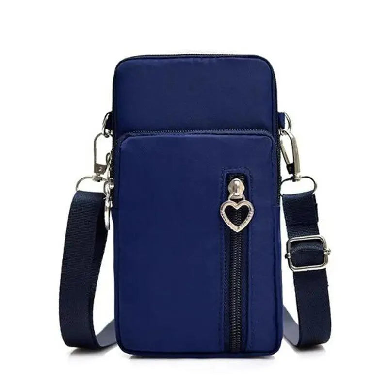 New Trendy Crossbody Zipper  Shoulder Bag For Ladies And Girls Multifunction Handbag Wrist Purse For Females