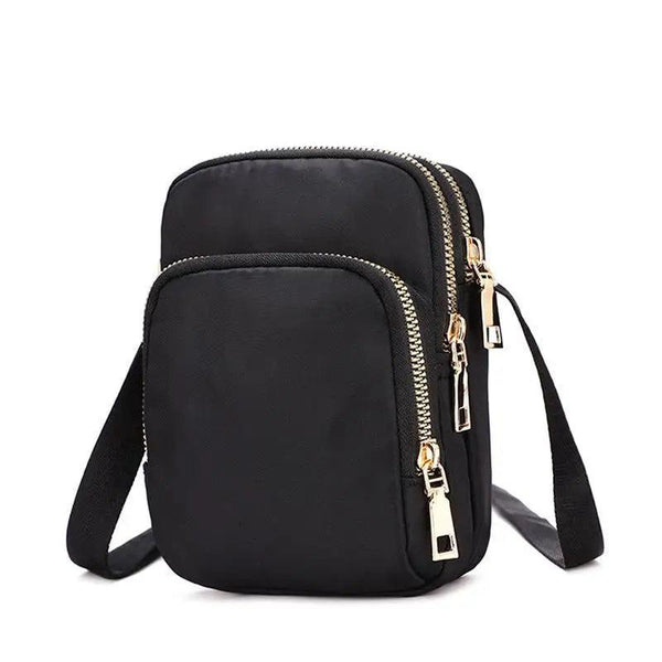 New Trendy Crossbody Zipper  Shoulder Bag For Ladies And Girls Multifunction Handbag Wrist Purse For Females
