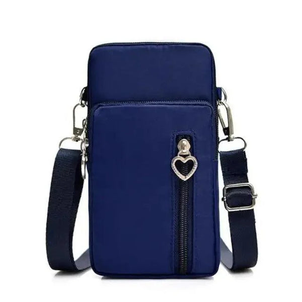 New Trendy Crossbody Zipper  Shoulder Bag For Ladies And Girls Multifunction Handbag Wrist Purse For Females