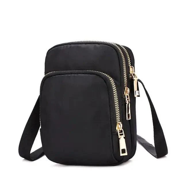 New Trendy Crossbody Zipper  Shoulder Bag For Ladies And Girls Multifunction Handbag Wrist Purse For Females