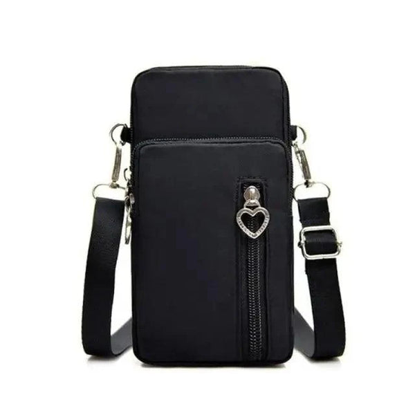 New Trendy Crossbody Zipper  Shoulder Bag For Ladies And Girls Multifunction Handbag Wrist Purse For Females