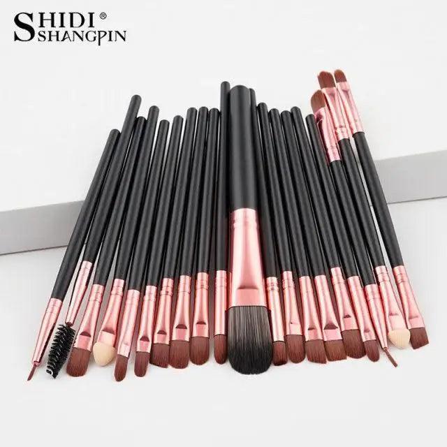 New Trendy Makeup Brushes Sets For Foundation Powder Blush Eyeshadow Concealer Lip Eye Make Up Brush Cosmetics Beauty Tool