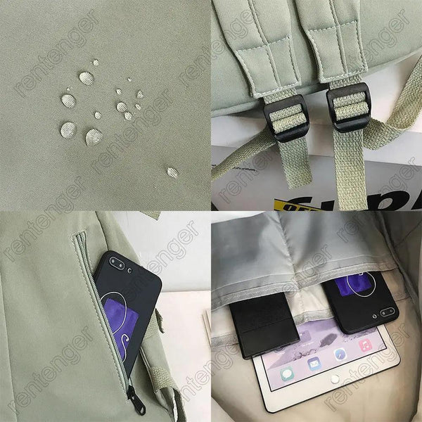 New Trendy Nylon Backpack For Women, Girls And Boy Stylish Travel Mesh, Student College School Bag, Cool Laptop Backpack For Women And Men