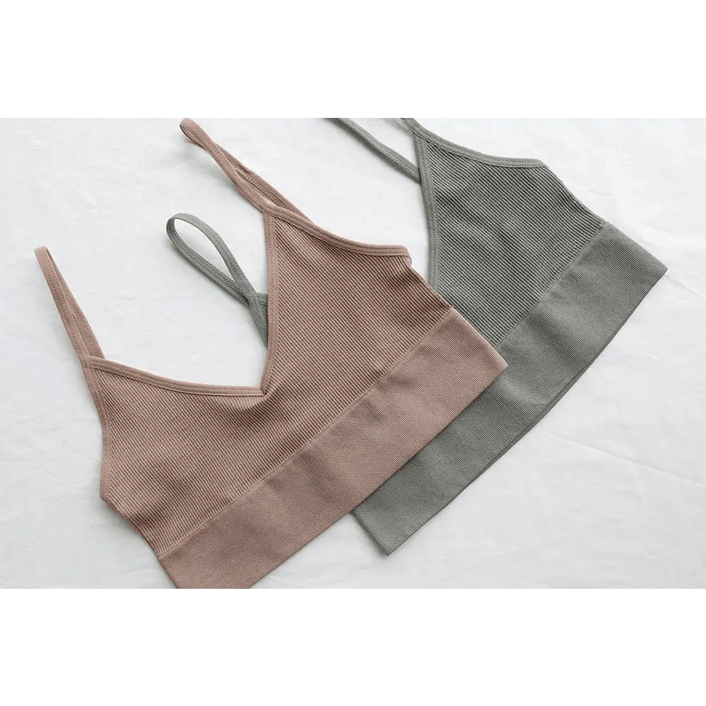 New Trendy Open Back Bra Seamless Brassiere, Comfortable Top Women Wire free Low Back Underwear No Pad Unlined Backless Bra