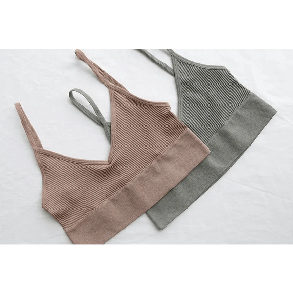 New Trendy Open Back Bra Seamless Brassiere, Comfortable Top Women Wire free Low Back Underwear No Pad Unlined Backless Bra