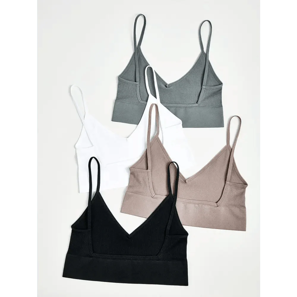 New Trendy Open Back Bra Seamless Brassiere, Comfortable Top Women Wire free Low Back Underwear No Pad Unlined Backless Bra