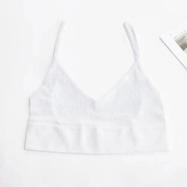 New Trendy Open Back Bra Seamless Brassiere, Comfortable Top Women Wire free Low Back Underwear No Pad Unlined Backless Bra