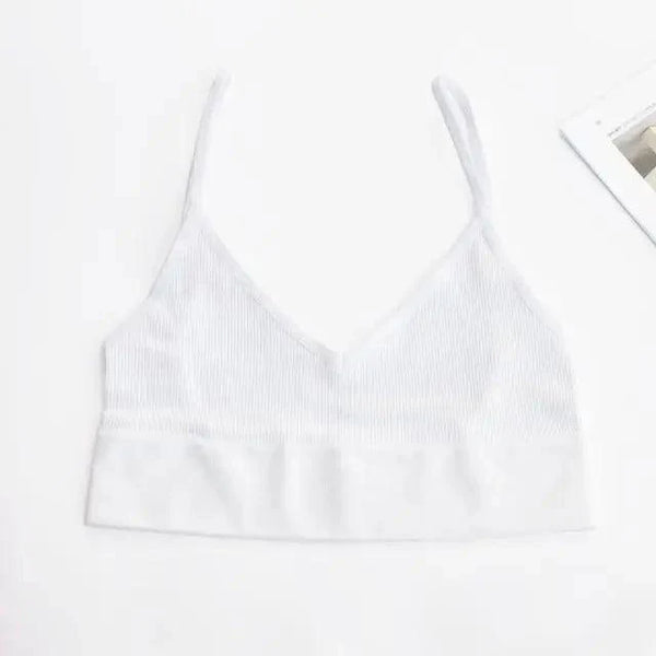 New Trendy Open Back Bra Seamless Brassiere, Comfortable Top Women Wire free Low Back Underwear No Pad Unlined Backless Bra