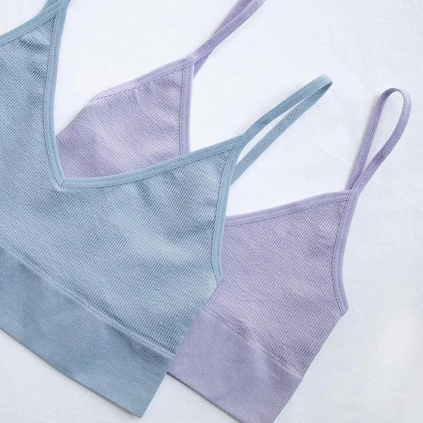 New Trendy Open Back Bra Seamless Brassiere, Comfortable Top Women Wire free Low Back Underwear No Pad Unlined Backless Bra