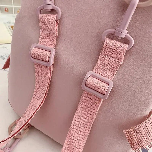New Trendy Small Canvas Mini Backpack For Women And Girls Anti-theft Shoulder Bag And School Bag For Teenager Girls