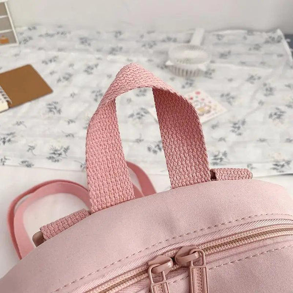 New Trendy Small Canvas Mini Backpack For Women And Girls Anti-theft Shoulder Bag And School Bag For Teenager Girls
