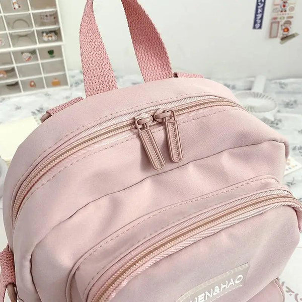 New Trendy Small Canvas Mini Backpack For Women And Girls Anti-theft Shoulder Bag And School Bag For Teenager Girls