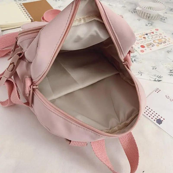 New Trendy Small Canvas Mini Backpack For Women And Girls Anti-theft Shoulder Bag And School Bag For Teenager Girls