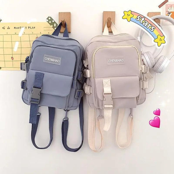 New Trendy Small Canvas Mini Backpack For Women And Girls Anti-theft Shoulder Bag And School Bag For Teenager Girls