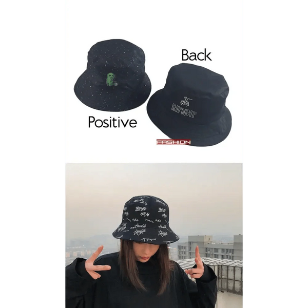 New Trendy Summer Bucket Hats For Women Men's Panama Hat Double-sided Panama Sun Fishing Hat Fisherman Cap for Boys/Girls