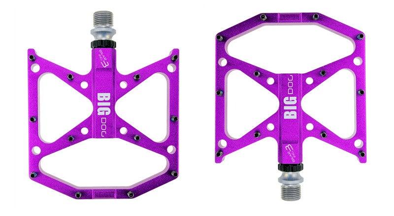 New Ultralight Bicycle Pedals Part Anti-Slip Aluminum Body Road Flat Foot Cycling Sealed 3 Bearing Mountain Bike Pedal Mountain Bike Pedals, Ultra Strong  Machined Bicycle Flat Alloy Pedals Non-Slip