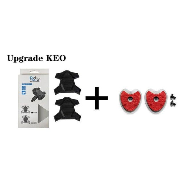 New Upgrade Road Bike Clipless Pedal Platform Adapter Convert For Look System Bicycle Clip Pedal Adaptor Converts Clipless Into Flat Pedals No Cleats Needed Adding Grip And Comfort