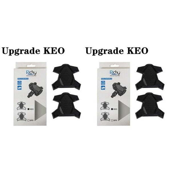 New Upgrade Road Bike Clipless Pedal Platform Adapter Convert For Look System Bicycle Clip Pedal Adaptor Converts Clipless Into Flat Pedals No Cleats Needed Adding Grip And Comfort