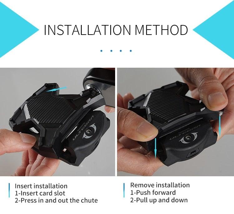 New Upgrade Road Bike Clipless Pedal Platform Adapter Convert For Look System Bicycle Clip Pedal Adaptor Converts Clipless Into Flat Pedals No Cleats Needed Adding Grip And Comfort