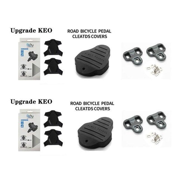 New Upgrade Road Bike Clipless Pedal Platform Adapter Convert For Look System Bicycle Clip Pedal Adaptor Converts Clipless Into Flat Pedals No Cleats Needed Adding Grip And Comfort