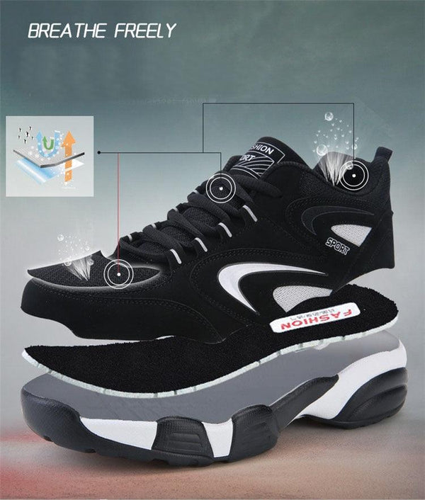 New Winter Running Shoes Keep Warm Cotton-Padded Autumn Sneakers Outdoor Walking Sports Shoes Breathable Non Slip Running Shoes Low Cut Outdoor Sneaker