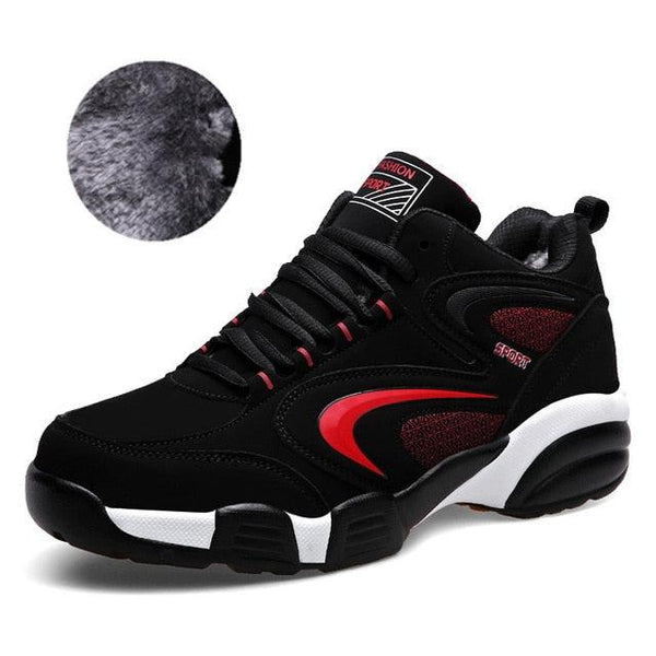 New Winter Running Shoes Keep Warm Cotton-Padded Autumn Sneakers Outdoor Walking Sports Shoes Breathable Non Slip Running Shoes Low Cut Outdoor Sneaker