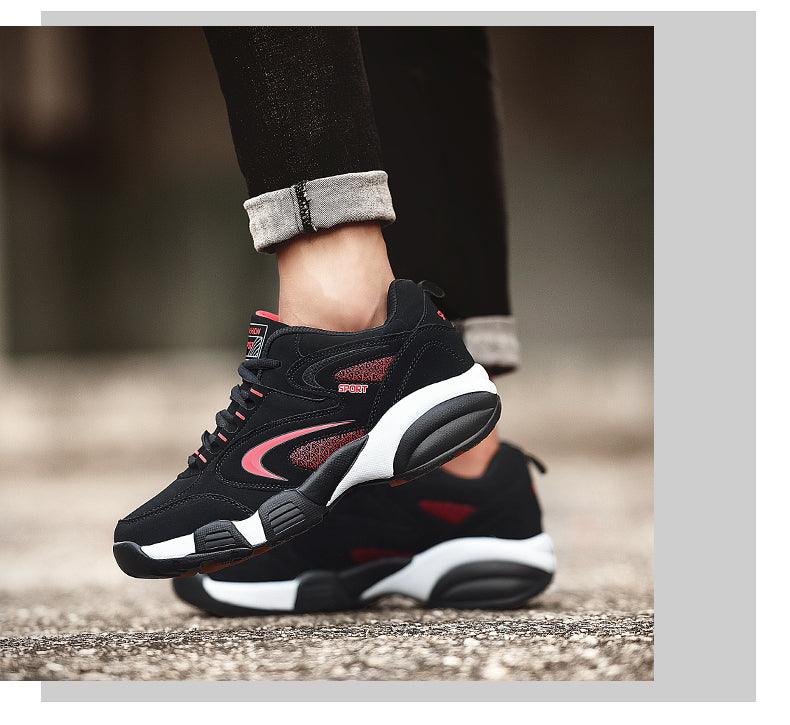 New Winter Running Shoes Keep Warm Cotton-Padded Autumn Sneakers Outdoor Walking Sports Shoes Breathable Non Slip Running Shoes Low Cut Outdoor Sneaker