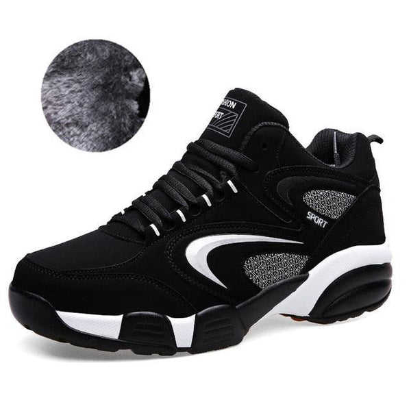 New Winter Running Shoes Keep Warm Cotton-Padded Autumn Sneakers Outdoor Walking Sports Shoes Breathable Non Slip Running Shoes Low Cut Outdoor Sneaker