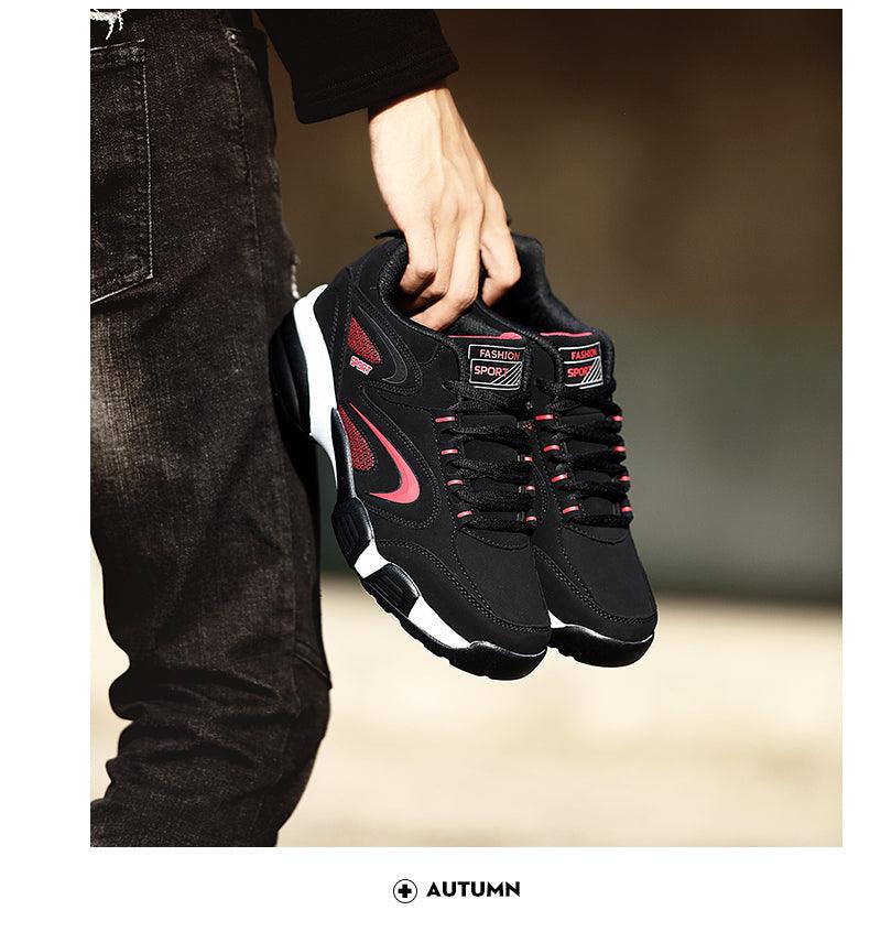 New Winter Running Shoes Keep Warm Cotton-Padded Autumn Sneakers Outdoor Walking Sports Shoes Breathable Non Slip Running Shoes Low Cut Outdoor Sneaker