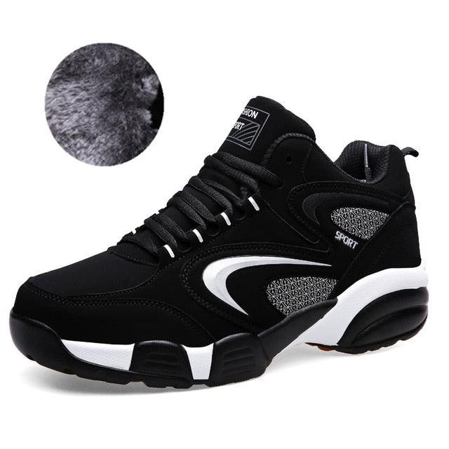 New Winter Running Shoes Keep Warm Cotton-Padded Autumn Sneakers Outdoor Walking Sports Shoes Breathable Non Slip Running Shoes Low Cut Outdoor Sneaker