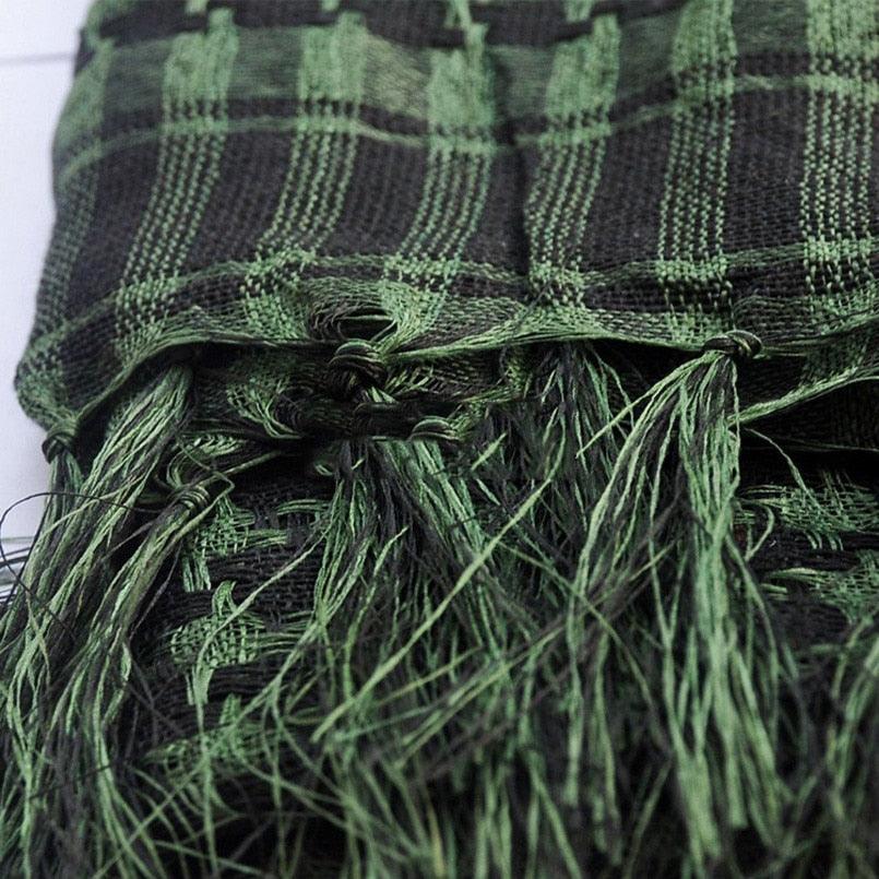 New Winter Women Men Windproof Warmer Military Scarf Muslim Hijab Unisex Scarves Tassel Desert Arab Keffiyeh Shawl  Scarf Military Shemagh Tactical Desert Keffiyeh Head Neck Scarf Arab Wrap with Tassel