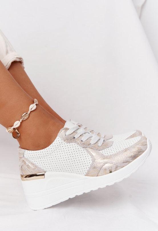 New Women Casual Shoes Height Increasing Sport Elegant Shoes Air Cushion Comfortable Sneakers Women's Vulcanize Shoes Sports Breathable Sneakers